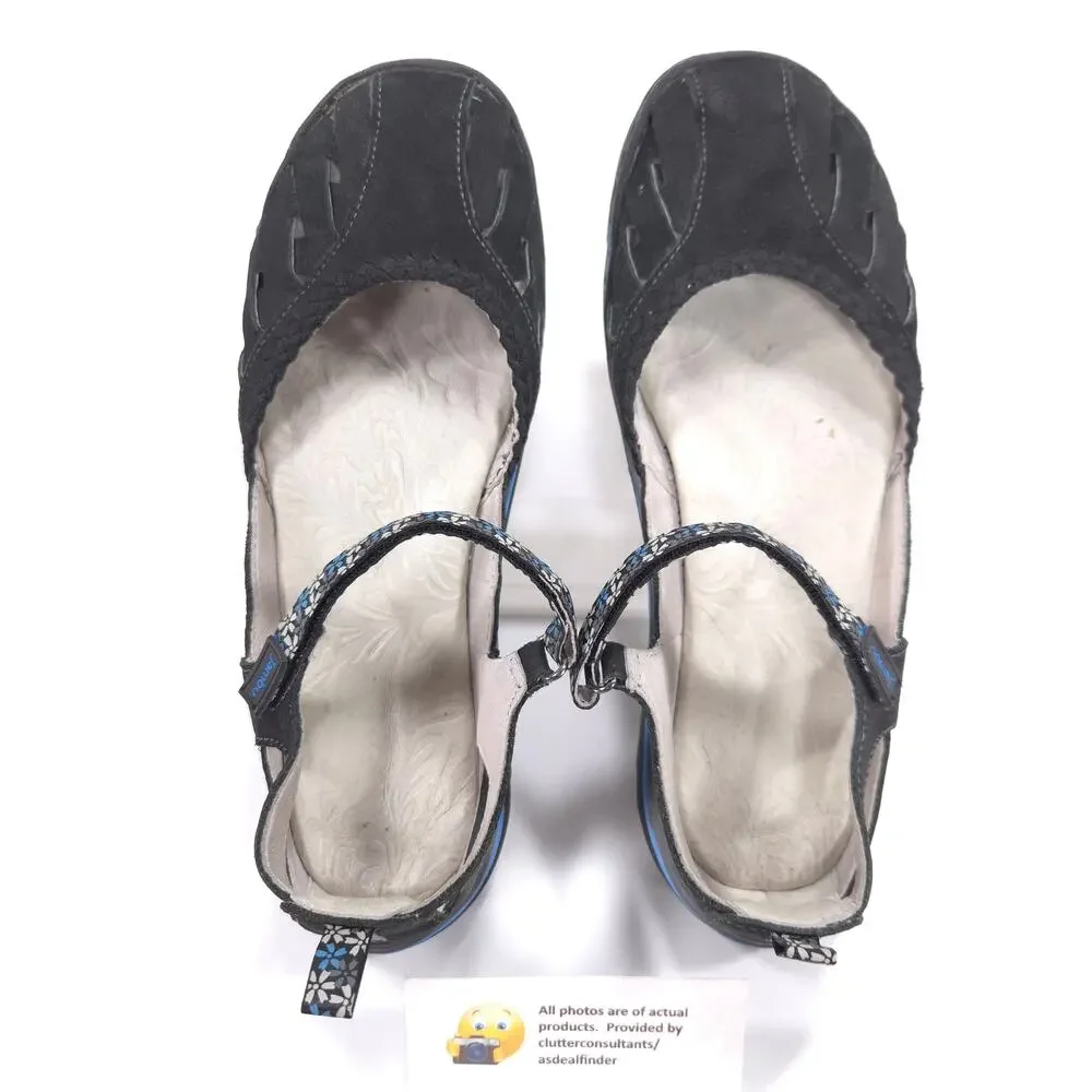 Jambu Apple Blossom Casual Mary Jane Shoe Womens Size 9.5 WJ18APP01 Black